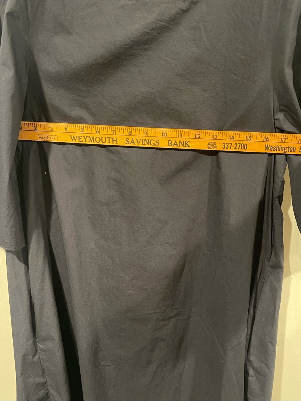 COS oversized navy shift dress Size 8 - Picture 9 of 9